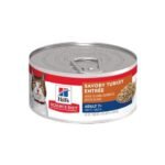 Hill's Science Diet Feline Adult 7+ 5.5 oz (156g) - Adulto Mayor Gourmet de Pavo (DESCONTINUADO)