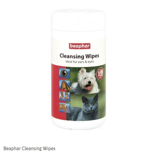 Beaphar Cleansing Wipes - 100 Unidades