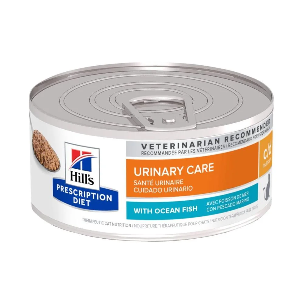 Hills-Prescription-Diet-cd-Multicare-Ocean-Fish-156gr-N Hills PD Feline c/d Multicare Ocean Fish 5.5 oz (156g)