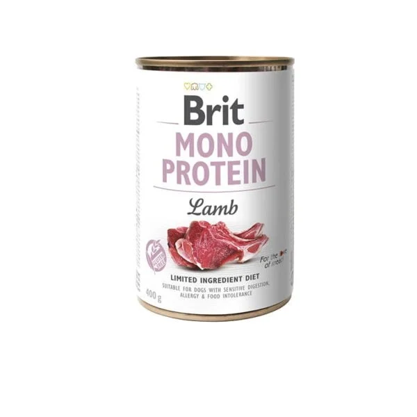 Brit Mono Protein Lamb 400 gr - Cordero