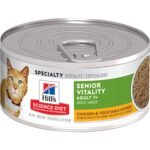 Hills SD Feline Adult 7+ Youthful Vitality 5.5 oz