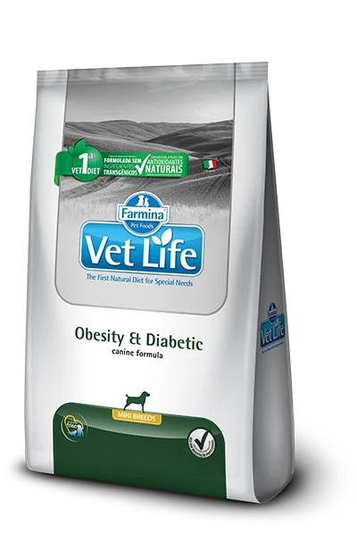 Vet Life Canine Obesity Diabetic MINI 2 KG