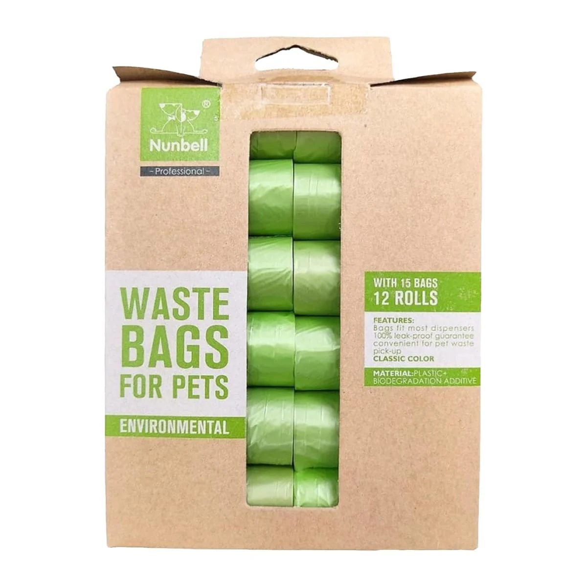 Bolsas para popo para perro Biodegradables | 12 Unidades