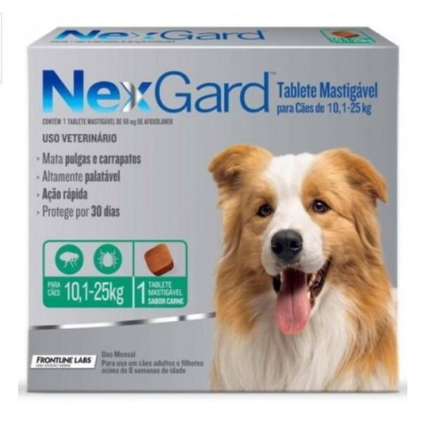 Nexgard 10 a 25 kg (68 mg)