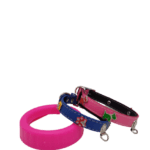 Collar de cuero con pines para perro | Talla 1