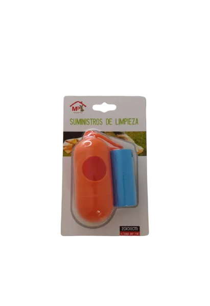 Dispensador de bolsa para popo + 1 rollo de bolsa para perro