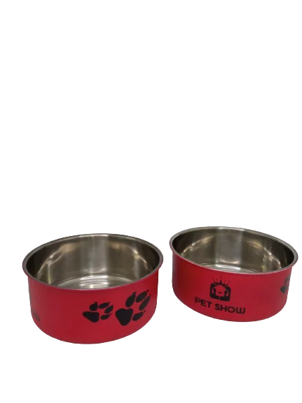 Plato de acero inoxidable para perro - Talla S Pet Show