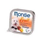 Monge canine fruit pato y naranja lata 100 g