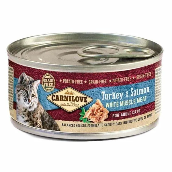 CARNILOVE Turkey & Salmon - Gato Adulto 100gr