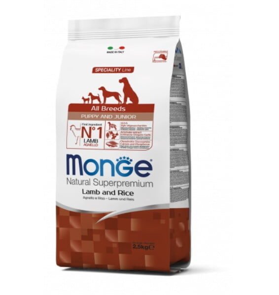 Monge Puppy All breeds Cordero y Arroz