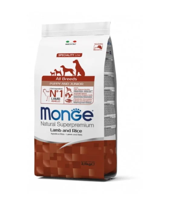 Monge Puppy All breeds Cordero y Arroz