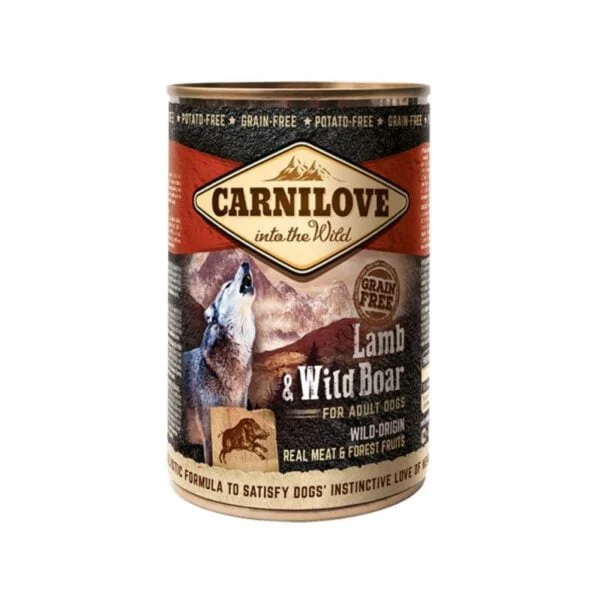 Carnilove Lamb & Wild Boar 400gr - Cordero & Jabalí
