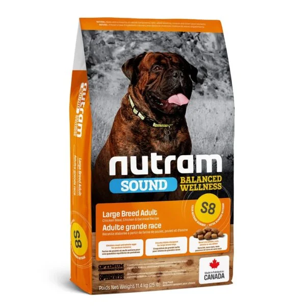 Nutram S8 Sound Large Breed Adult Dog 11.4 Kg