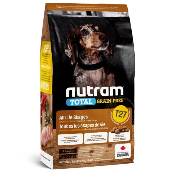 Nutram T27 Total Grain Free - Turkey & Chicken Small Dog