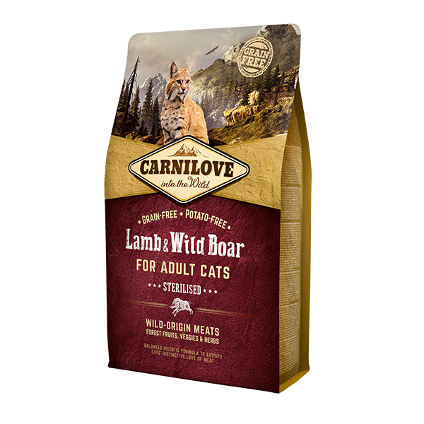 Carnilove Grain Free Lamb & Wild Boar For Adult Cats