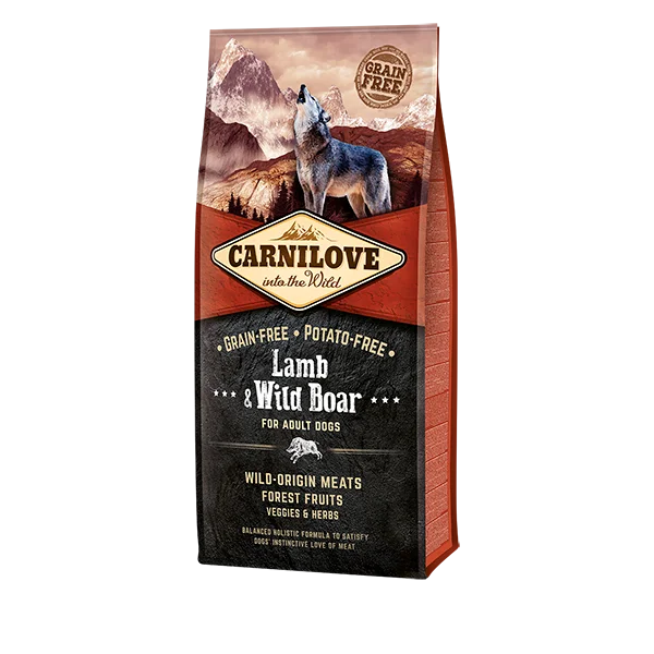 carnilove-lamb-wild-boar-adult-dog Carnilove Grain Free Lamb & Wild Boar For Adult Dogs