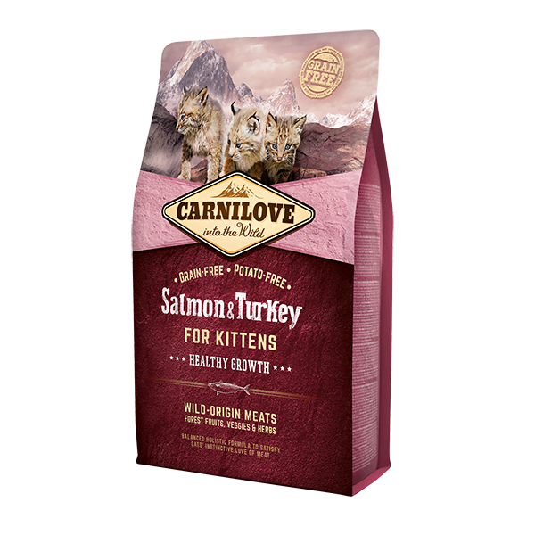 Carnilove Grain Free Salmon & Turkey For Kittens - Gatitos