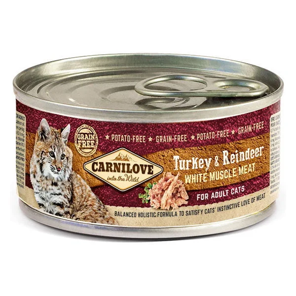 Carnilove Turkey & Reindeer for Adult Cats - Pavo y Reno Gato Adulto