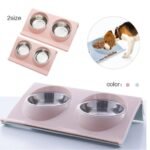 Plato doble para perros y gatos | Plegable