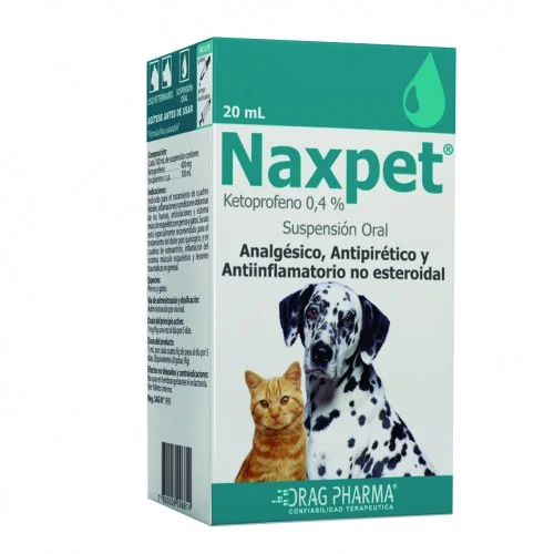 dragpharma naxpet suspension oral ketoprofeno 04 frasco x 2 ml 1140501