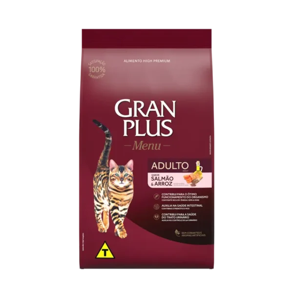 alimento para gato gran plus gato adulto salmón y arroz al mejor precio en Mastica