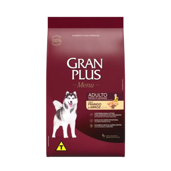 alimento para perro gran plus perro adulto pollo y arroz de 15kg al mejor precio en Perú