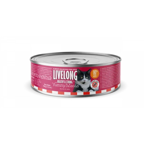 livelong gato delicias de carne 156 gr