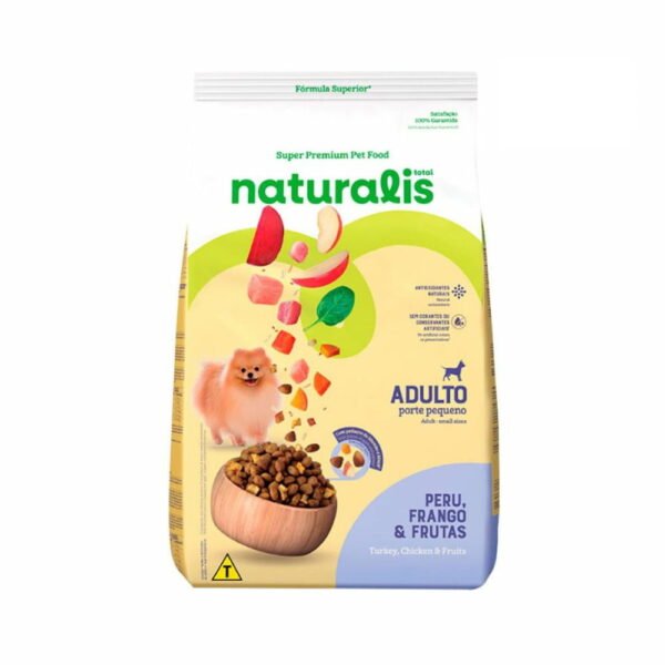 Naturalis Adulto Raza Pequeña Pollo, Pavo & Frutas 2.5 Kg