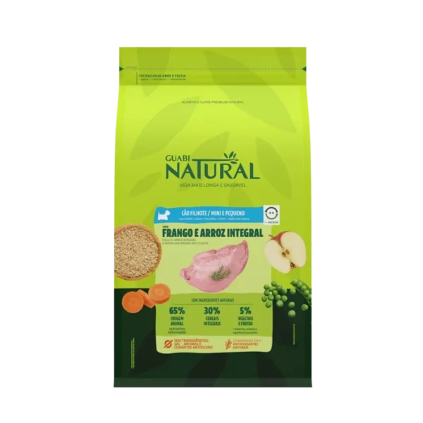 Guabi Cachorro Raza Mini y Pequeña Pollo y Arroz Integral 2.5 kg