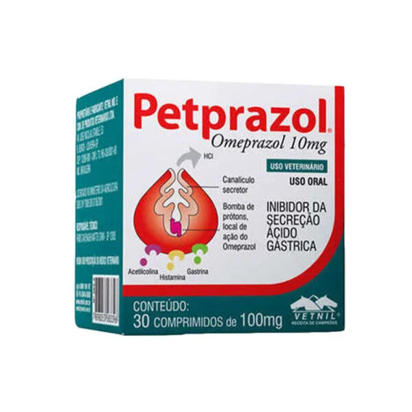 Petprazol 10 MG - 30 Comprimidos