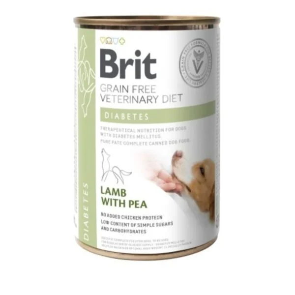 Brit GF Vet Diets Can Dog Diabetes 400 gr