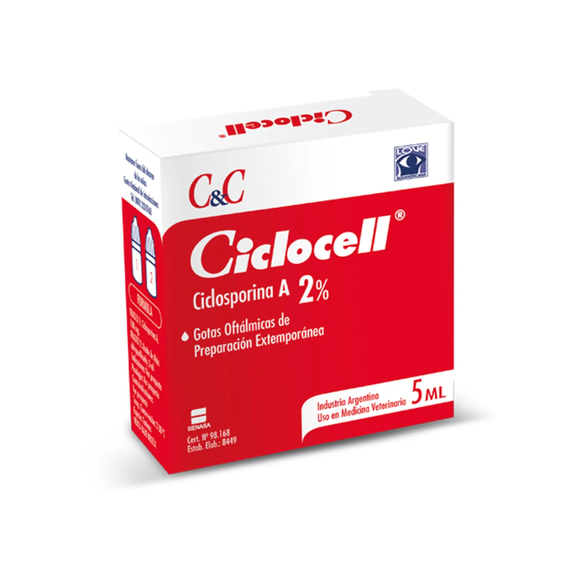 Ciclocell 2% x 5ml Ciclocell 2% x 5ml