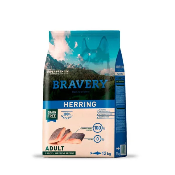 Bravery Herring Adult Large/Medium Breed 12 Kg