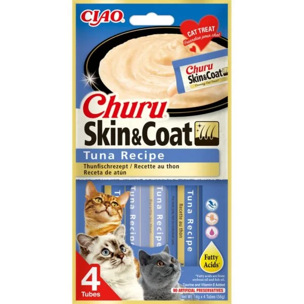 Churu Skin & Coat Receta Atún x 4 unidades