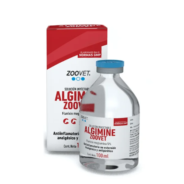 Algimine - flunixin meglumine 50 mg - Frasco por 100ml