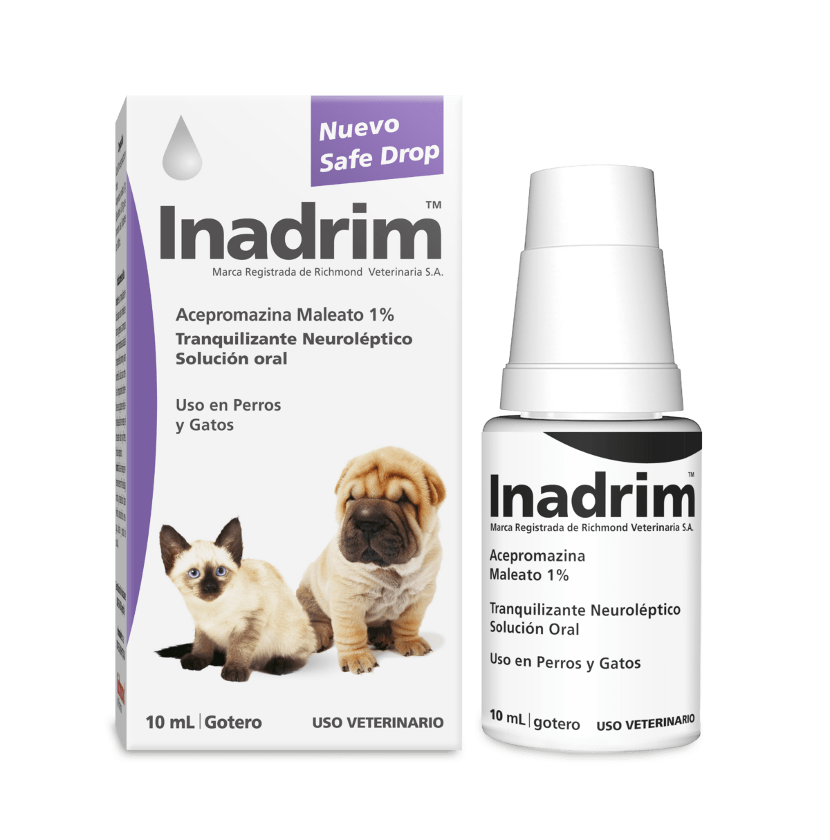 Inadrim Gotas X 10 ML (Acepromazina maleato 1g)