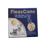 Fleas Gone para Perros y Gatos (Medalla antipulgas cargada electromagnéticamente con 2 años de protección)