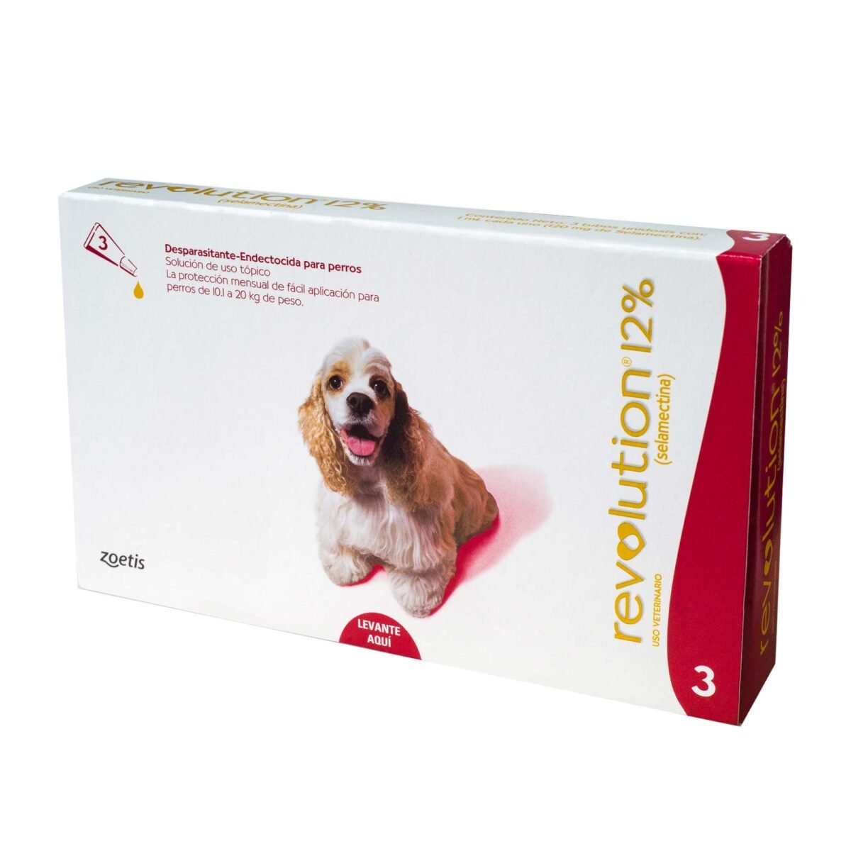 Revolution 12% x 1.00 ML (10.1-20 Kg) (Rojo)
