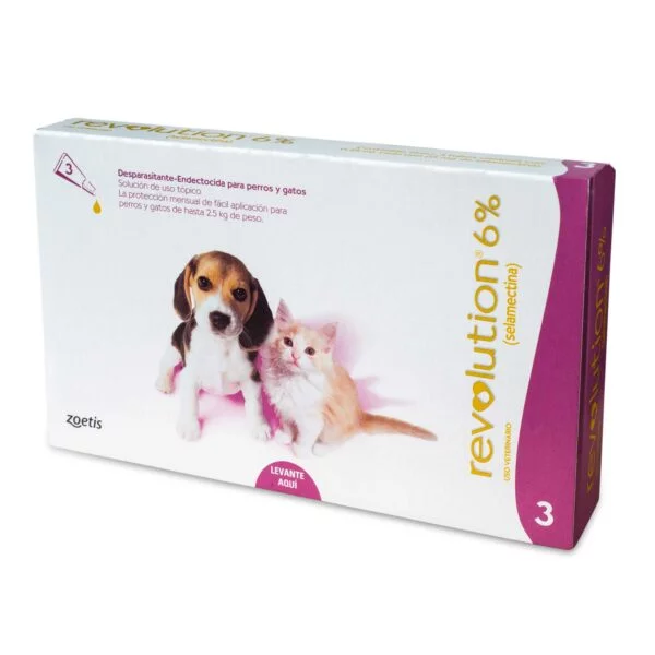 Revolution 6% x 0.25ml (Menos De 2.5kg)