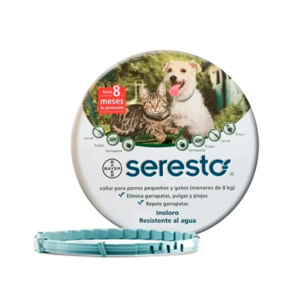 Collar Seresto perros menos de 8 kg