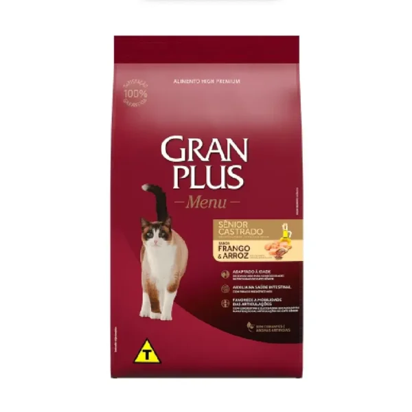Gran Plus Gato Senior Castrado Pollo y Arroz