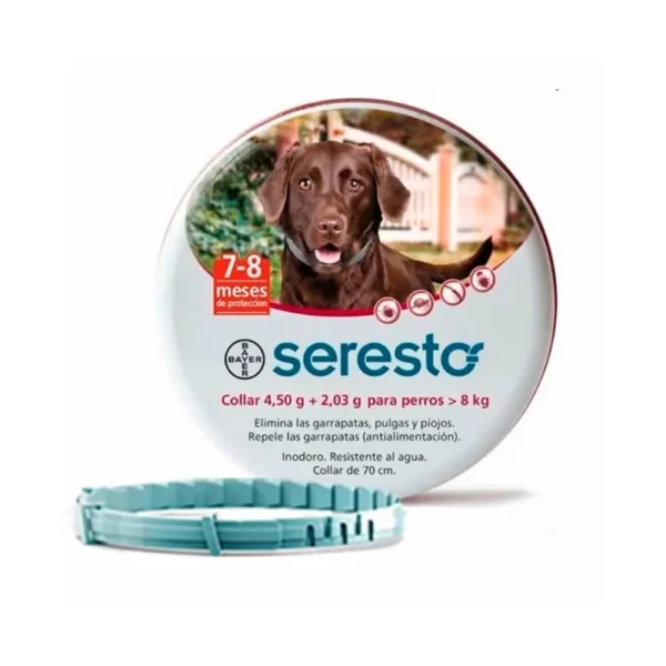 Seresto collar perros más de 8 kg