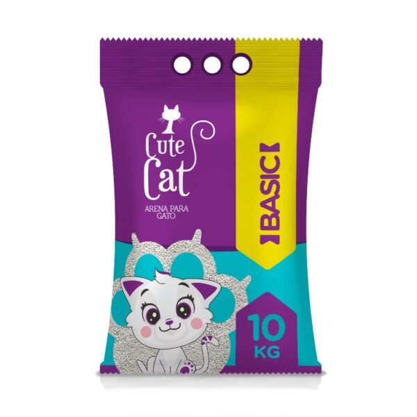 Cute Cat Basic | Arena Para Gato 10 Kg