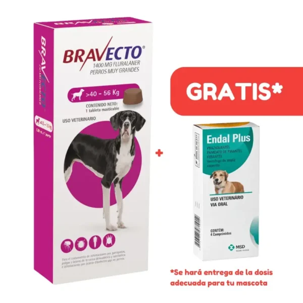 Bravecto 40 a 56 kg