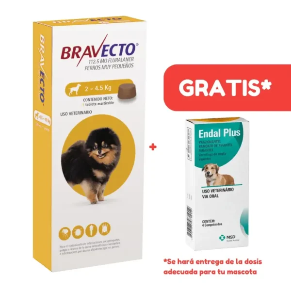 Bravecto 2 a 4.5 kg
