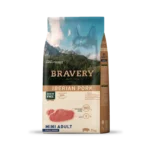 alimento para perro super premium bravery de cerdo para razas pequeñas con delivery a todo Perú