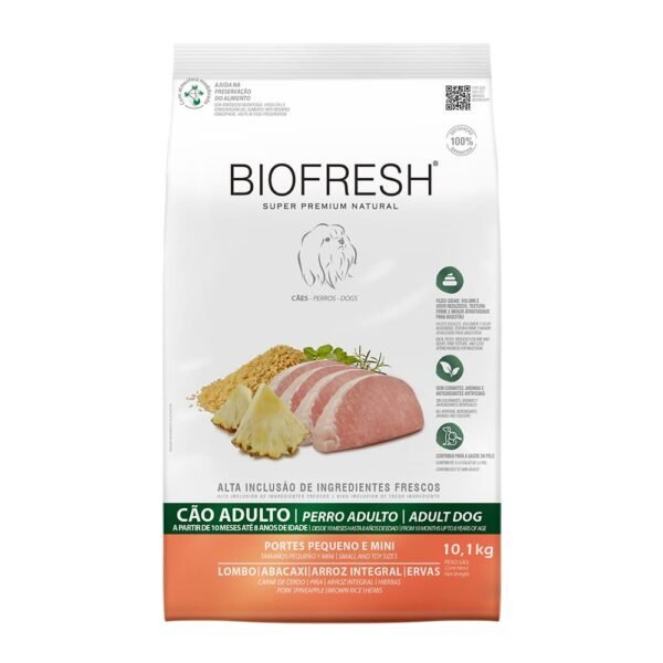 Biofresh Perro Adulto Mini y Pequeños Cerdo y Piña