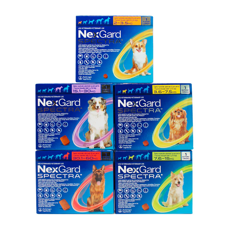 Nexgard Spectra | Antiparasitario Interno y Externo Nexgard Spectra | Antiparasitario Interno y Externo
