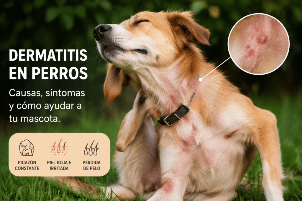 Dermatitis en perros: causas, prevención y cuidados recomendados Dermatitis en perros_ causas y cuidado (1)