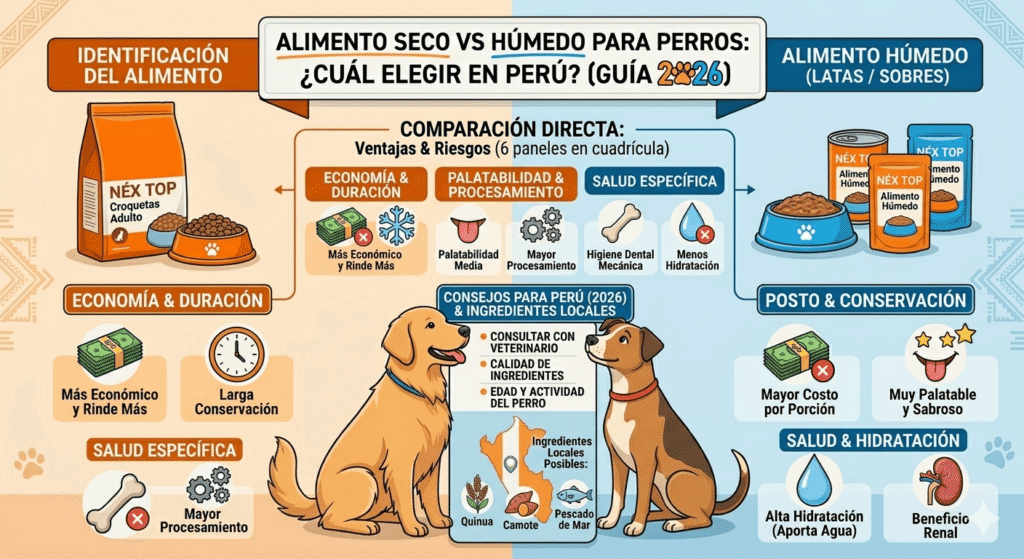 Alimento seco vs Húmedo